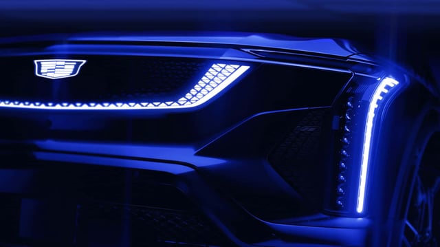 Cadillac Teases Optiq-V Performance Electric Crossover: Teasers