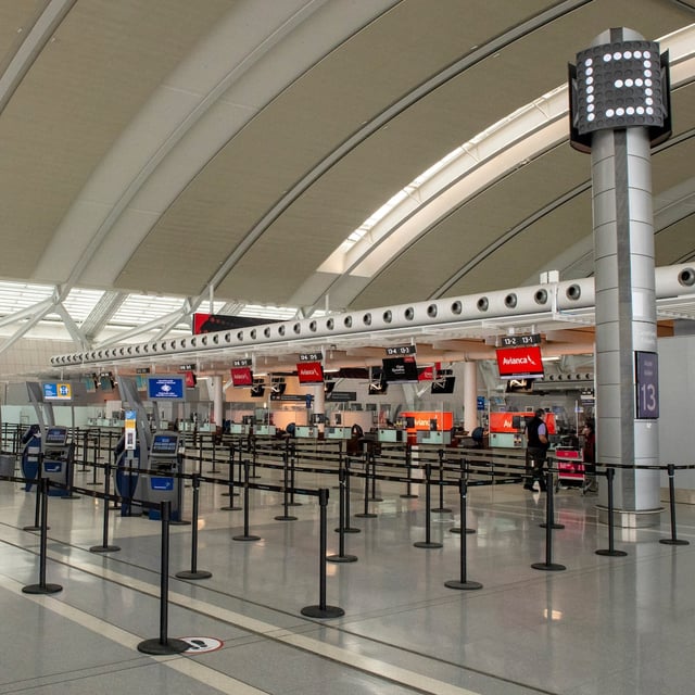 The departures level at Pearson Airport in Toronto is shown on Tuesday January 26, 2021. THE CANADIAN PRESS/Frank Gunn