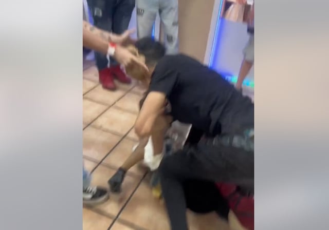 El momento de la agresión.