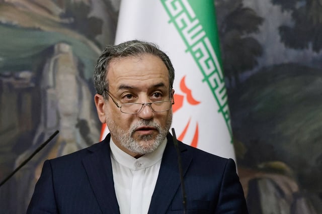 Iran's Foreign Minister Abbas Araqchi attends a press conference following a meeting with Russia's Foreign Minister Sergei Lavrov in Moscow, Russia, April 18, 2025. Tatyana Makeyeva/Pool via REUTERS/File Photo