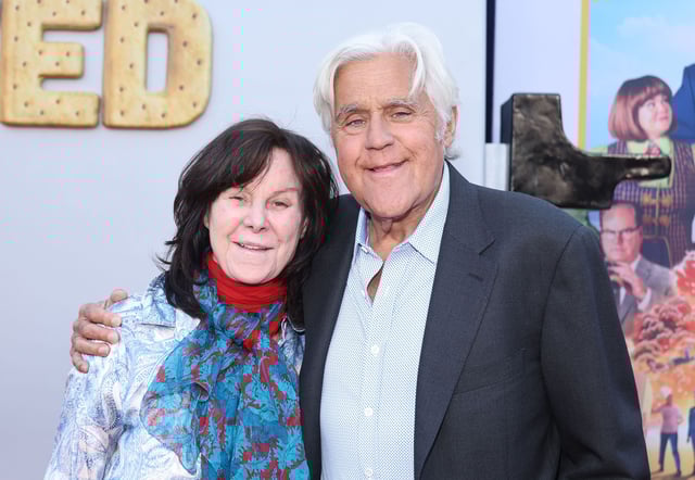 Mavis Leno and Jay Leno attend the Los Angeles premiere of Netflix's "UNFROSTED" at The Egyptian Theatre Hollywood on April 30, 2024 in Los Angeles, California.