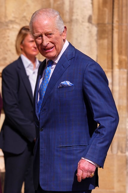 King Charles III, pictured on Easter Sunday, is not expected to attend the funeral of Pope Francis on Saturday keeping in line with longtime royal procedure and protocol.