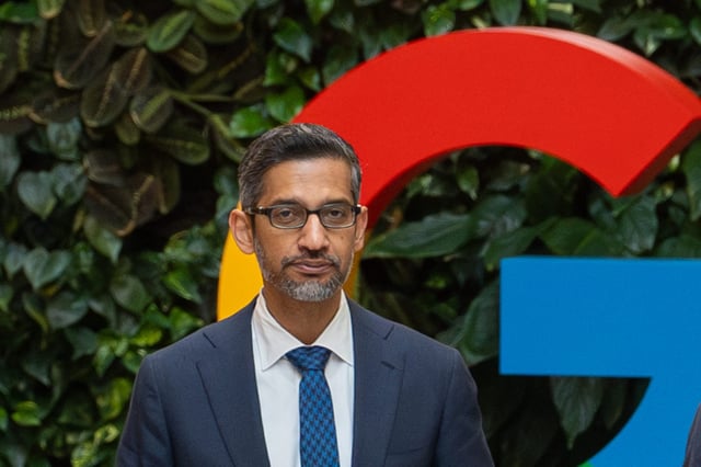 Alphabet CEO Sundar Pichai.