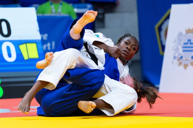 Clarisse Agbégnénou a été disqualifiée face à la Tchèque Renata Zachova.