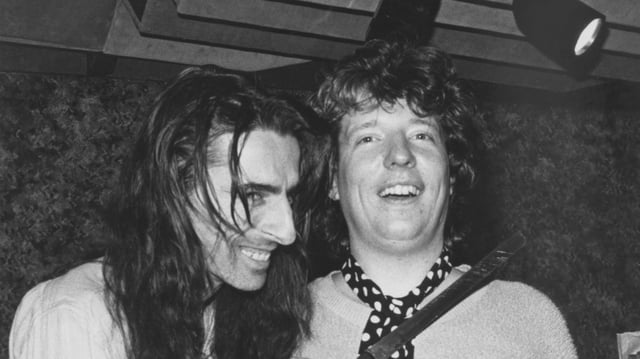 Alice Cooper and Baker recording at Cherokee Recording Studio in Los Angeles, California