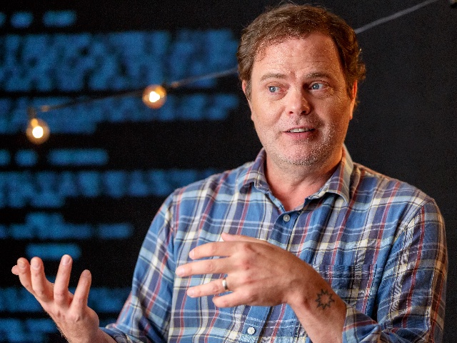 LOS ANGELES, CALIFORNIA - OCTOBER 11: Comedian Rainn Wilson shares the story behind an early pitch in the new IMDb series "UnMade" on October 11, 2018 in Los Angeles, California. (Photo by Rich Polk/Getty Images for IMDb)