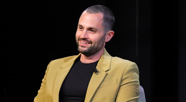 Penn Badgley on April 21, 2025 in NYC.
