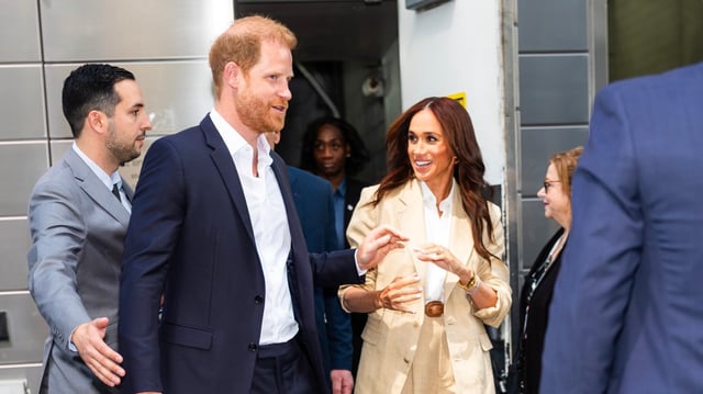 Harry and Meghan at the Time100 Summit on Wednesday