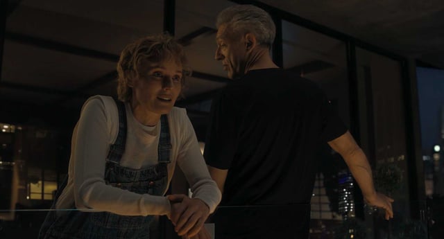 Diane Kruger and Vincent Cassel in David Cronenberg’s “The Shrouds.”