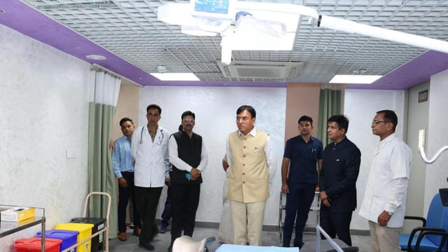 Sports Minister Mansukh Mandaviya inaugurated a National Centre for Sports Science and Research at the IG Stadium. (SAI Media)
