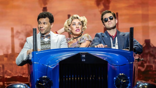 Corbin Bleu, Rachel Tucker and Jon Robyns in The Great Gatsby
