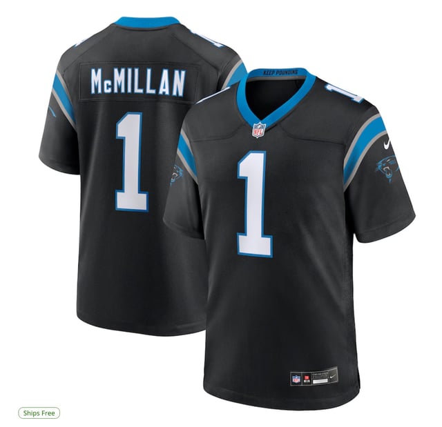 Tetairoa McMillan Carolina Panthers Nike 2025 NFL Draft First Round Pick Game Jersey