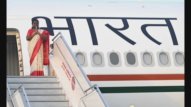 President Droupadi Murmu departs for Vatican City (photo:IANS)
