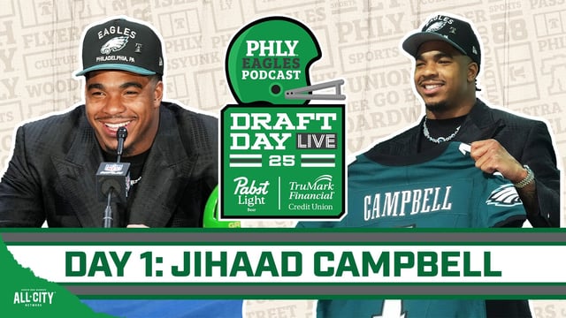 PHLY Eagles Podcast: Philadelphia Eagles NFL Draft Show, Round 1: Alabama’s Jihaad Campbell!