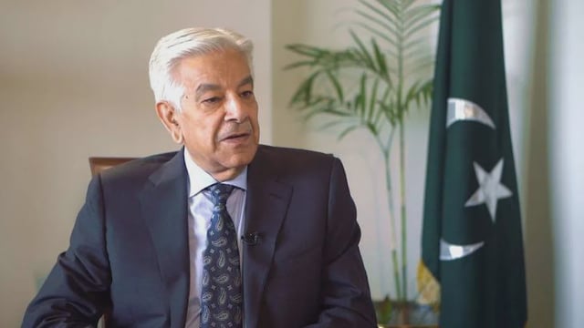 Pakistan's Defence Minister Khwaja Asif (photo:X)