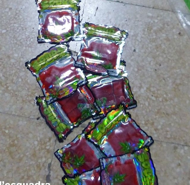 Gominolas de marihuana requisadas por Mossos
