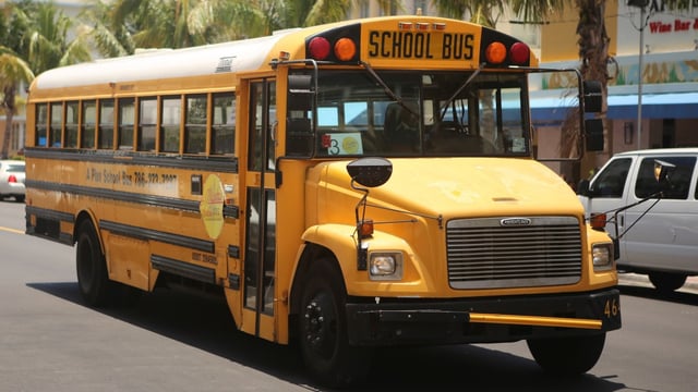 The company’s distinctive yellow school buses were the last British link to US passenger transport