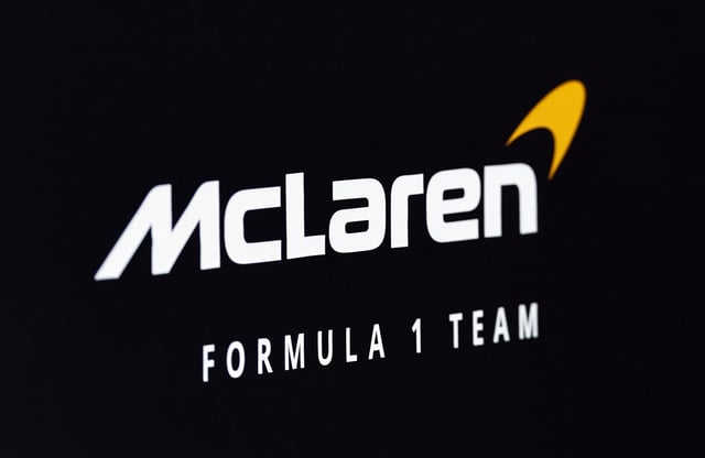 Formula One F1 - Pre-Season Testing - Bahrain International Circuit, Sakhir, Bahrain - February 21, 2024 McLaren's logo is seen during the pre-season testing REUTERS/Hamad I Mohammed/ FIle Photo