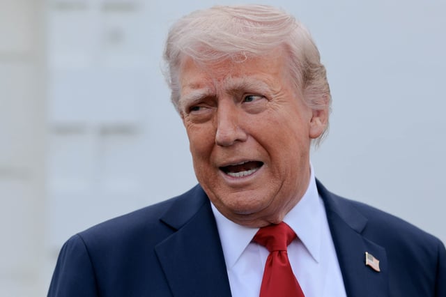 President Donald Trump on April 23.