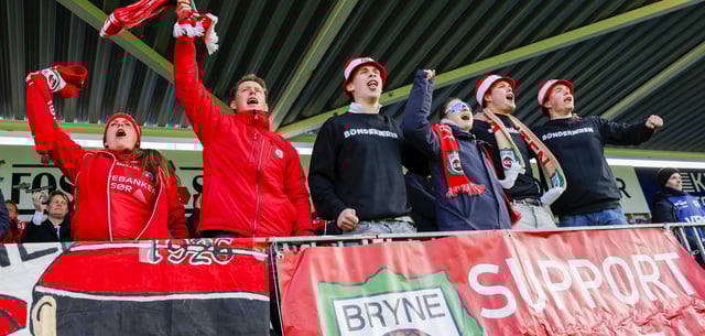 Die Fans von Bryne bezeichnen sich selbst als „Bauernklub“