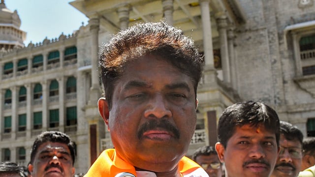 Opposition leader R Ashoka. 