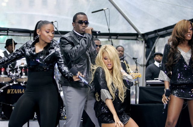 Recording artist Sean "P. Diddy" Combs performs on the Today Show in New York City, October 20, 2006. REUTERS/Lucas Jackson  (UNITED STATES)/File Photo