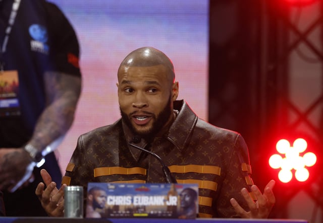 Boxing - Chris Eubank Jr and Conor Benn Press Conference - London, Britain - April 24, 2025 Chris Eubank Jr  during the press conference Action Images via Reuters/Andrew Couldridge/ File Photo