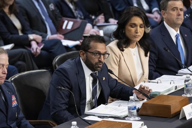 Archivo - El director del FBI, Kash Patel
