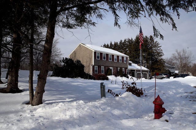 Canton - February 2: View of 34 Fairview Road in Canton, MA on February 02, 2022. Massachusetts State Police homicide detectives arrested Karen A. Read, 41, of Mansfield, on a manslaughter warrant in the Saturday death of John OKeefe, a Boston Police officer who was found unresponsive outside a Canton residence early Saturday morning. (Photo by Craig F. Walker/The Boston Globe via Getty Images)