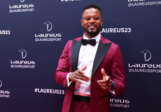 Laureus World Sports Awards - Hotel d’Evreux, Paris, France - May 8, 2023  Former footballer Patrice Evra poses ahead of the award ceremony REUTERS/Johanna Geron
