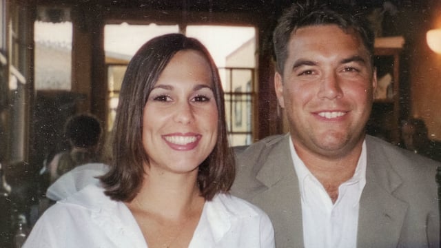 Laci Peterson and Scott Peterson.