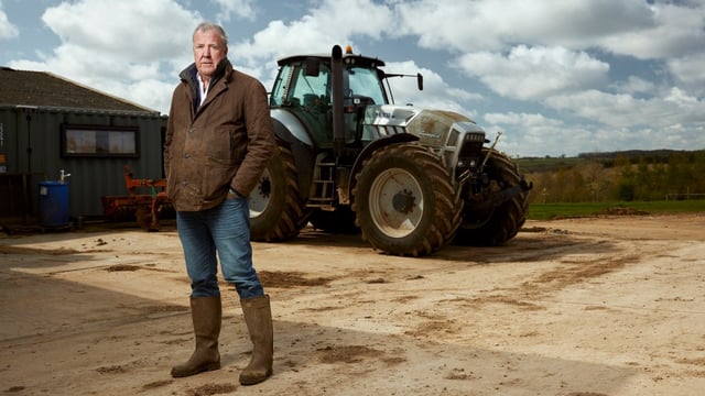 Jeremy Clarkson at his Diddly Squat Farm. He oversaw the revival of Top Gear in 2002