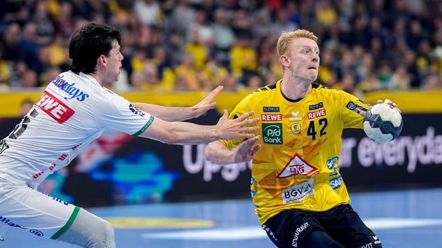 Simon Ernst (DHfK, 5), Jon Lindenchrone Andersen (RNL, 42)