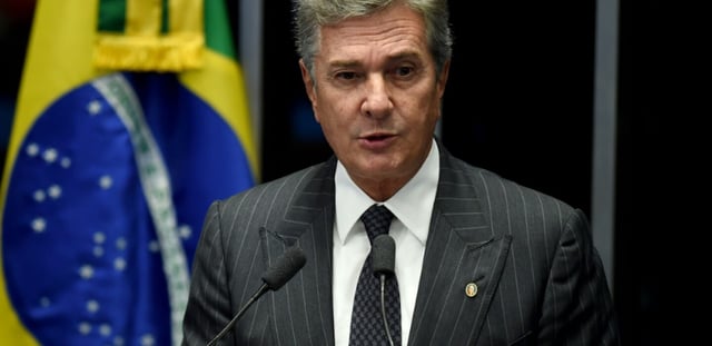 L'ancien président brésilien Fernando Collor de Mello, le 11 mai 2016 à Brasilia