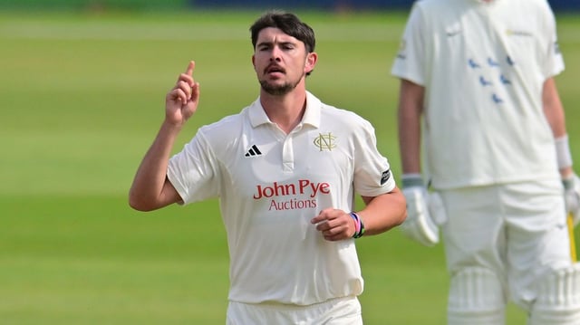 Tongue, who played two Tests for England in 2023, claimed five for 44 as Notts had Sussex all out for 169
