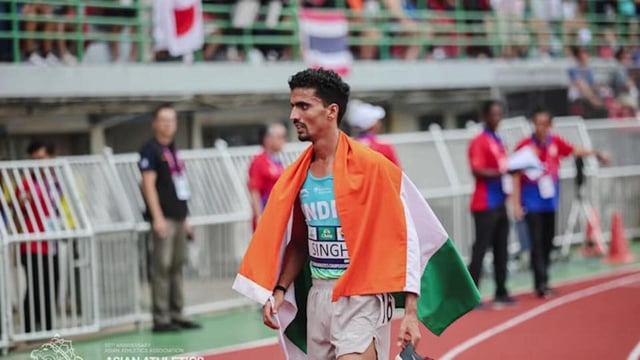 Distance runner Gulveer Singh has shown impressive form this season. (SAI)