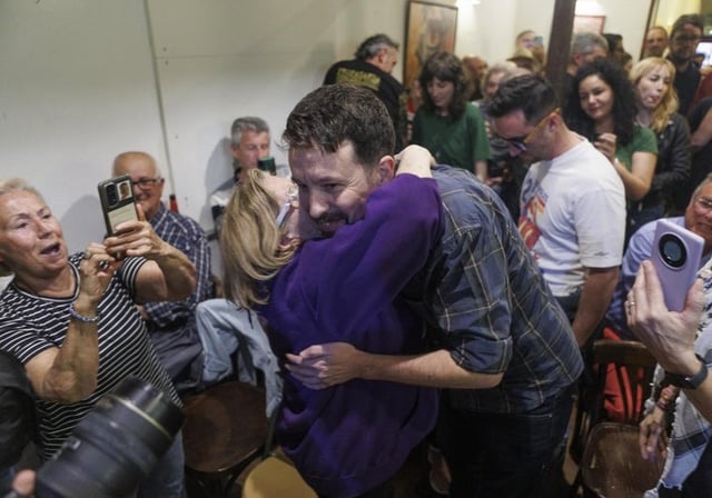 Presentación del último libro de Pablo Iglesias en la Taberna Garibaldi