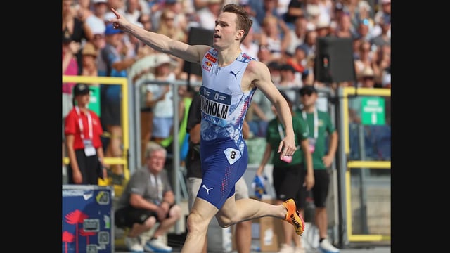 Men's 400m hurdles world record holder Karsten Warholm is setting his sights on breaking another world record in the newly-introduced 300m hurdles at the 2025 Diamond League opener in Xiamen on Saturday. (Photo credit: World Athletics)