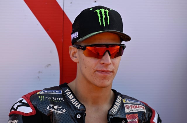 Motorcycling - MotoGP - Valencia Grand Prix - Circuit Recardo Tormo, Valencia, Spain - November 26, 2023 Monster Energy Yamaha MotoGP's Fabio Quartararo before the race REUTERS/Pablo Morano/File Photo