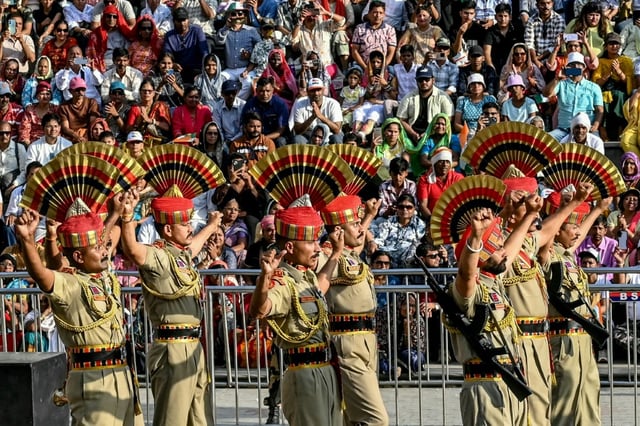 For years, the Wagah border -- sited between Lahore in Pakistan and Amritsar in India -- has been a hugely popular tourist attraction for its evening closing ceremony