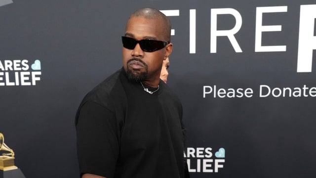 Kanye West, also known as Ye, has been banned from Twitch after just seven minutes of his streaming debut on the platform. (Photo by Jordan Strauss/Invision/AP)