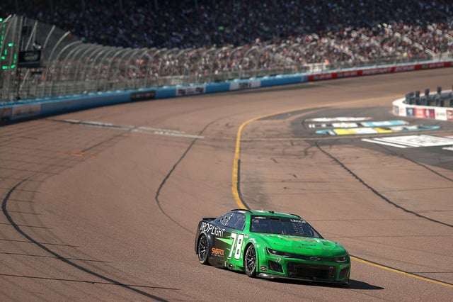 Katherine Legge drives during the NASCAR Cup Series Shriners Children's 500 at Phoenix Raceway in Avondale, Arizona, on March 9.