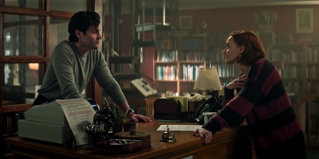 (From left) Penn Badgley and Madeline Brewer in 'You.'