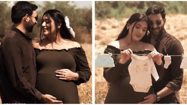 Shireen Mirza revealed that she is expecting in a heartfelt video post.