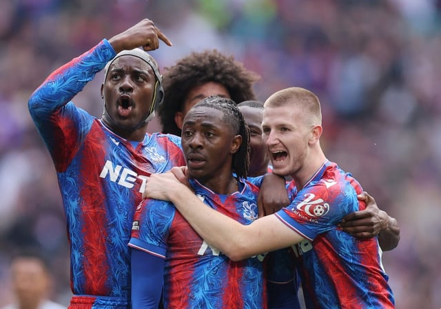 Eberechi Eze scored Crystal Palace&#39;s opener against Aston Villa (Photo: Getty)