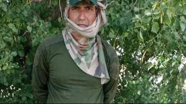 Border Security Force (BSF) constable Purnab Kumar Shaw (HT Photo)