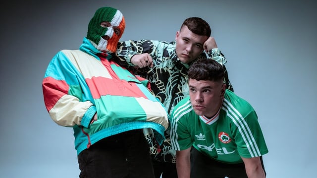 The Belfast rap group is made up of members DJ Próvaí, Mo Chara and Móglaí Bap