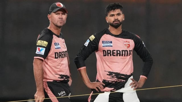 Shreyas Iyer was captain of the Delhi Capitals in Ricky Ponting's early stint as head coach of the side