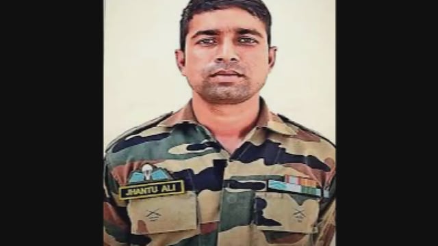 Indian Army soldier Jhantu Ali Sheikh