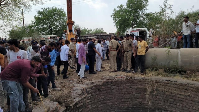 Police said the rescue operation is ongoing, and eight bodies were recovered from the well.